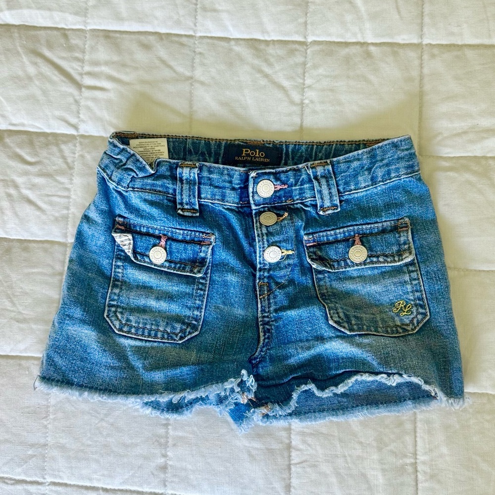 Polo by Ralph Lauren Blue Denim Kids Shorts
